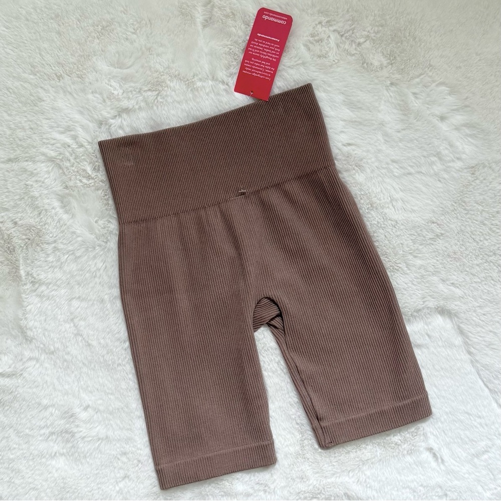 COMMANDO NWT S M Studio Rib Bike Shorts in Smoke • Ultra Luxe Ribbed Biker Short - Picture 6 of 12